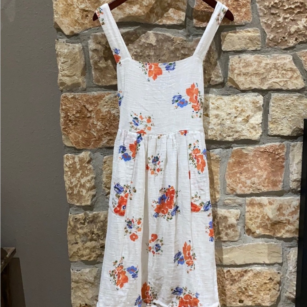 Anthropologie Meadow Rue 100% Linen Dress with Pockets! Size 6